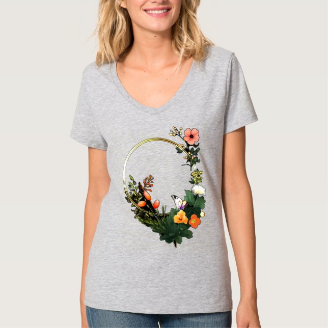 Flower ring t shirt (Framsida)