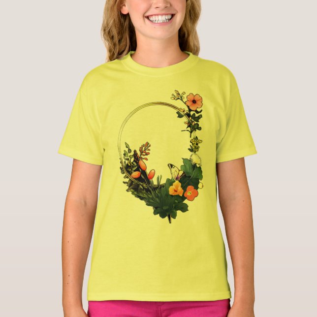 Flower ring t shirt (Framsida)