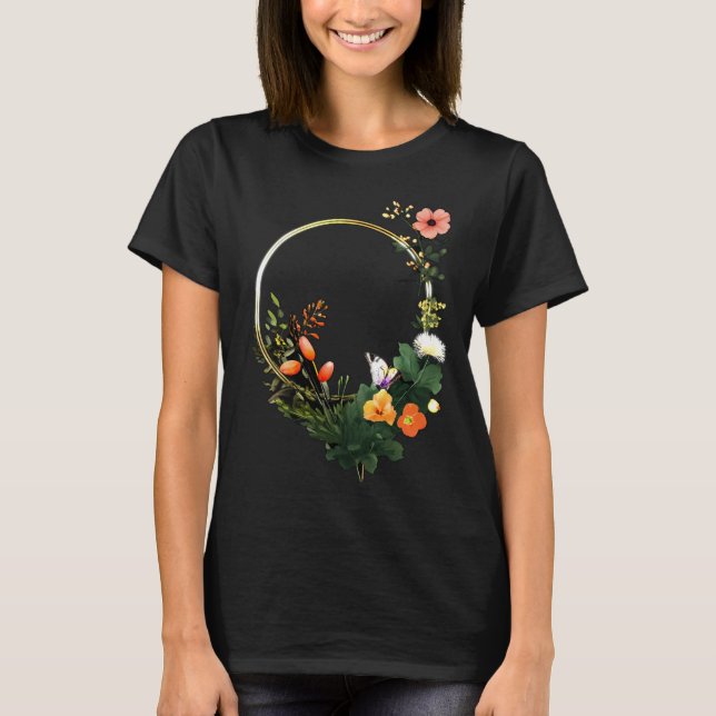 Flower ring t shirt (Framsida)