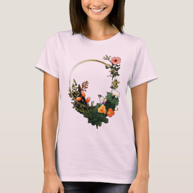 Flower ring t shirt (Framsida)