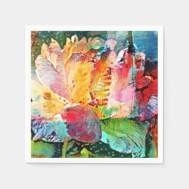 Flower Ro Pappersservett (Framsidan)