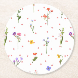 Flower Round Underlägg