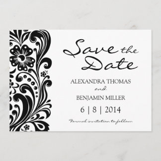 Flower Rulla Save the Date Spara Datumet