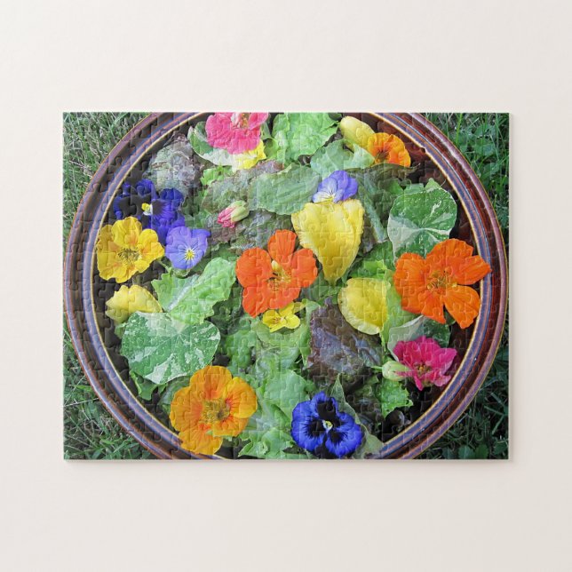 Flower Salad Puzzle Pussel (Horisontell)