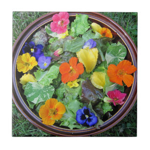 Flower Salad Tile Kakelplatta