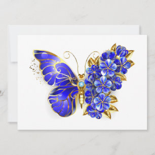 Flower Sapphire Butterfly
