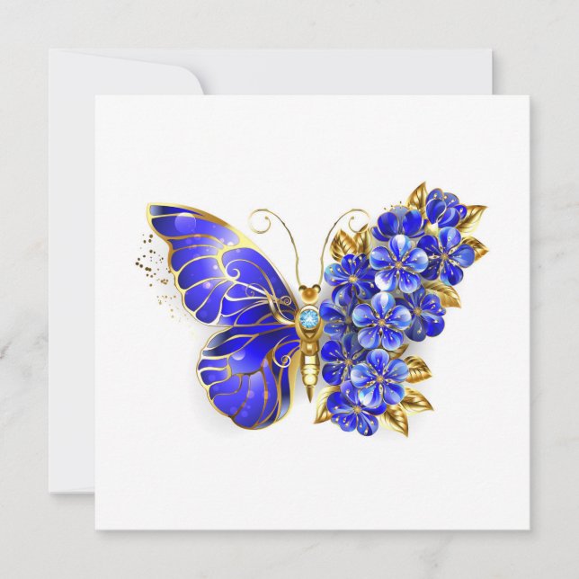Flower Sapphire Butterfly (Framsida)
