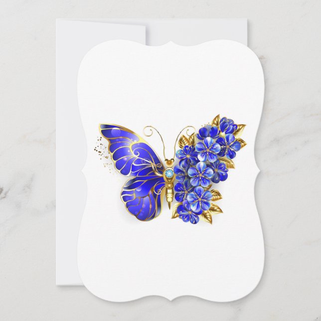 Flower Sapphire Butterfly (Framsida)