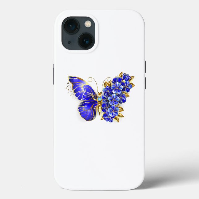 Flower Sapphire Butterfly (Baksida)