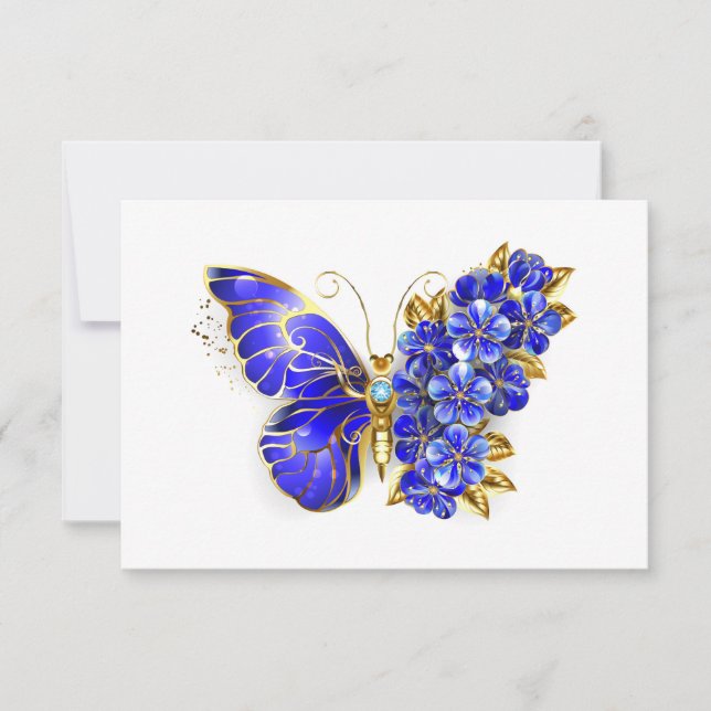 Flower Sapphire Butterfly (Framsida)