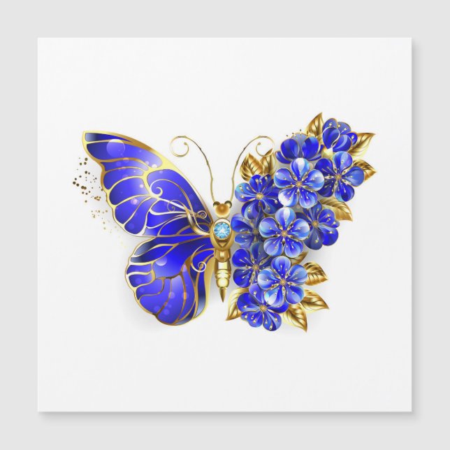 Flower Sapphire Butterfly (Framsida)