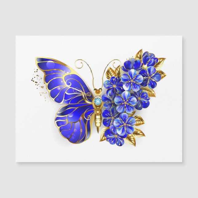 Flower Sapphire Butterfly (Framsida)