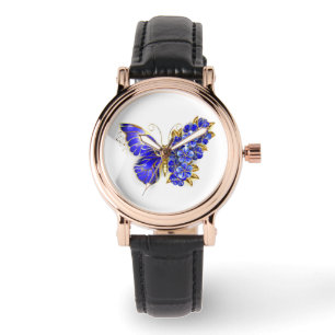 Flower Sapphire Butterfly Armbandsur
