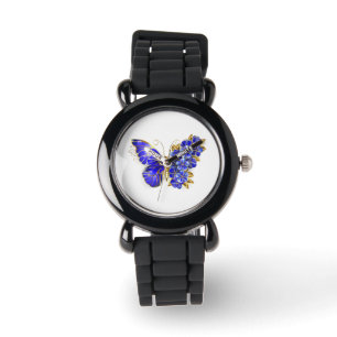 Flower Sapphire Butterfly Armbandsur