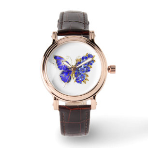 Flower Sapphire Butterfly Armbandsur