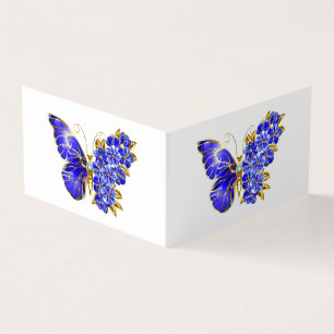 Flower Sapphire Butterfly Kort