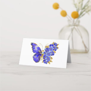 Flower Sapphire Butterfly Lojalitetskort