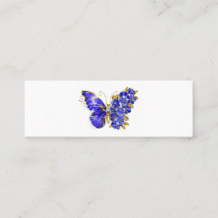 Flower Sapphire Butterfly Lojalitetskort