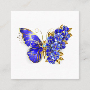 Flower Sapphire Butterfly Lojalitetskort