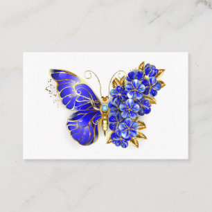 Flower Sapphire Butterfly Lojalitetskort