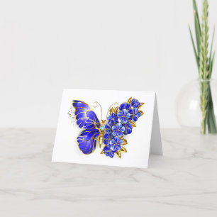Flower Sapphire Butterfly Meddelande