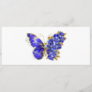 Flower Sapphire Butterfly Meny