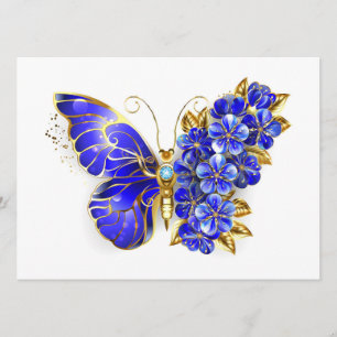 Flower Sapphire Butterfly Meny