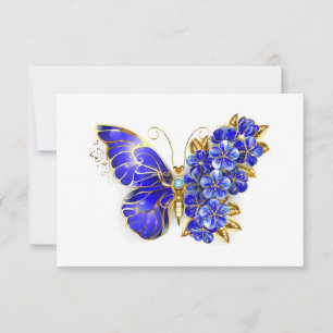 Flower Sapphire Butterfly Spara Datumet