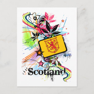 Flower Scotland Vykort