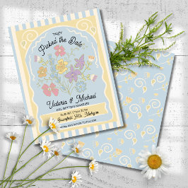 Flower Seed Packet Hand plockade Spara datum Spara Datumet