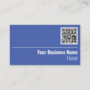 Flower Seller SGB eller Florist QR Code Affärskort Visitkort