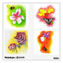 Flower Series vackra originalkonstillustrationer