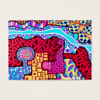 Flower Shaman and Dreaming Design Design Visitkort