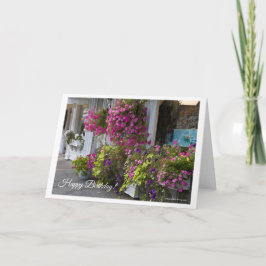 Flower Shop Birday Card Kort