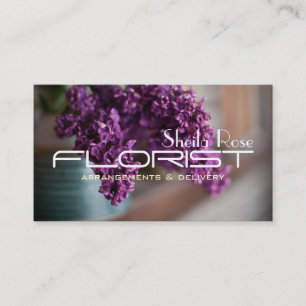 Flower Shop Delivery Florist Affärskort Visitkort