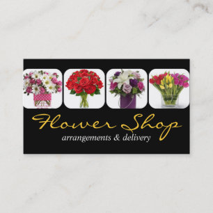 Flower Shop Delivery Florist, Affärskort Visitkort