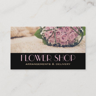 Flower Shop Delivery Florist Affärskort Visitkort