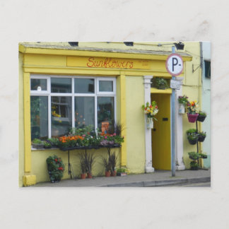Flower shop in Birr - Ireland Vykort