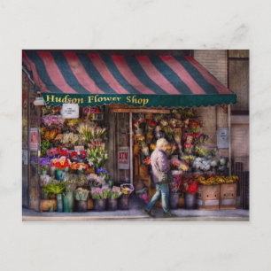 Flower Shop - NY - Chelsea - Hudson Flower Shop Vykort