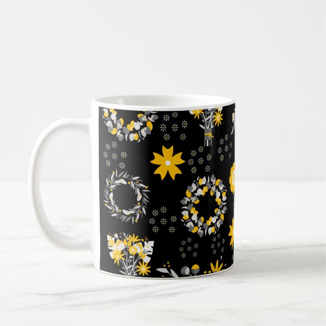 Flower Shop Print, Kaffemugg (Vänster)