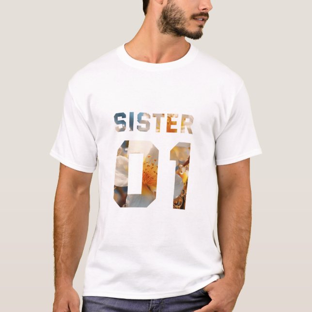 Flower Sister 01 T Shirt (Framsida)