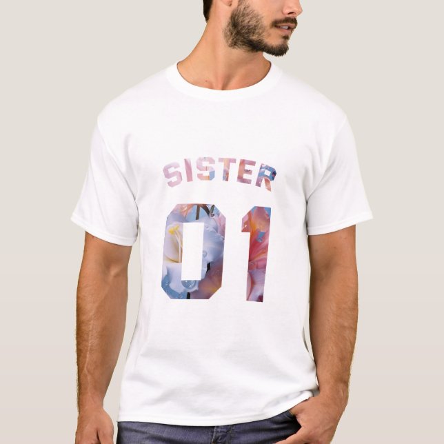 Flower Sister 01 T Shirt (Framsida)