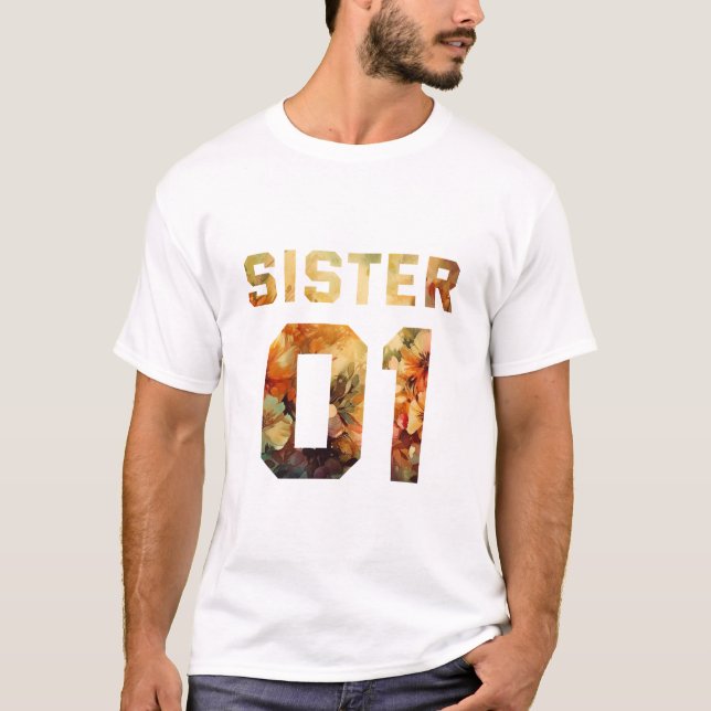 Flower Sister 01 T Shirt (Framsida)