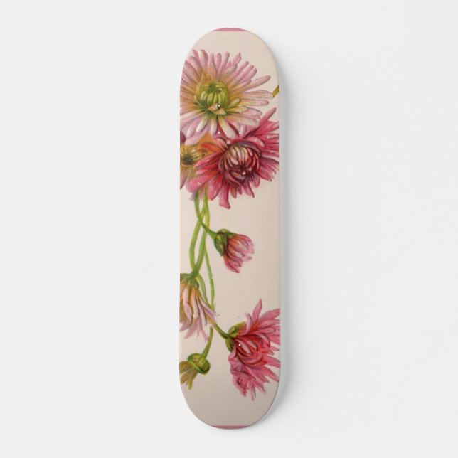 Flower Skatboard Skateboard Bräda 19,5 Cm (Framsida)