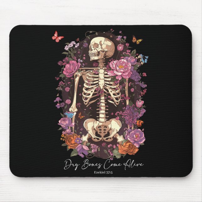 Flower Skeleton Dry Bones Come Alive, Retro Enchan Musmatta (Framsidan)