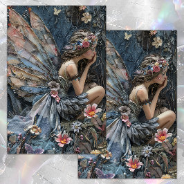 FLOWER SKOGSFAIRY DECOUPAGE TISSUE PAPER