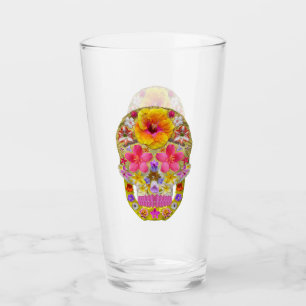 Flower Skull 4-Tropical Glaskopp