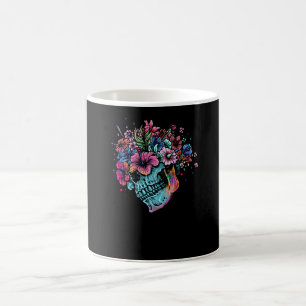 Flower Skull Kaffemugg