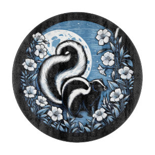 Flower Skunk Artwork Skunks Blommigt