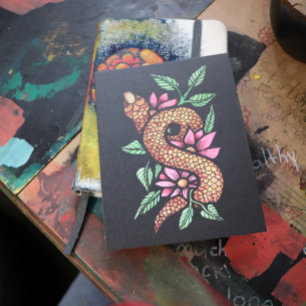 Flower Snake Vykort